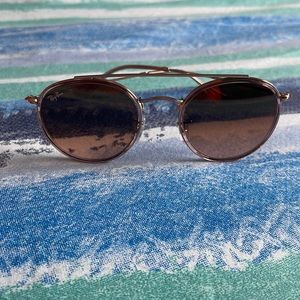 Ray Ban Double Bridge Legend Rose Gold